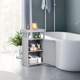 Morden style Bathroom Wooden Floor Cabinet with Multifunction Storage Cabinets