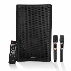 5 Core Powered PA Speaker ‚Ä¢ 1500W Peak Portable Active Powered DJ Audio System ‚Ä¢ w Bluetooth 5.1 ‚Ä¢ SD USB AUX MIC FM RCA Input ‚Ä¢ 2 Wireless UH