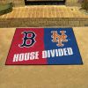 MLB - Red Sox - Mets House Divided Rug 33.75"x42.5"