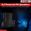 5 Core Powered PA Speaker ‚Ä¢ 1500W Peak Portable Active Powered DJ Audio System ‚Ä¢ w Bluetooth 5.1 ‚Ä¢ SD USB AUX MIC FM RCA Input ‚Ä¢ 2 Wireless UH