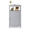 Morden style Bathroom Wooden Floor Cabinet with Multifunction Storage Cabinets