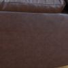 82 Inch Modern Bonded Leather 3 Seater Sofa Couch With 2 Cup Holders And Two Recliner Chaise,Recliner Sofa With Padded Armrest For Living Room,Dorm Br