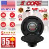 5 Core 6" Inch Car Subwoofer Pair - 300 Watt Audio Speaker High Power Bass Woofer 4 Ohm for Vehicle - WF 672 2 PCS