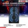 5 Core Powered PA Speaker ‚Ä¢ 1500W Peak Portable Active Powered DJ Audio System ‚Ä¢ w Bluetooth 5.1 ‚Ä¢ SD USB AUX MIC FM RCA Input ‚Ä¢ 2 Wireless UH