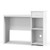 Computer Desk with Drawer Modern Laptop PC Desk with Adjustable Shelf and Cable Hole