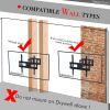 26-55 Inch Double Pendulum Large Base TV Stand TMDS-105 Bearing 40Kg/Vese400*400/Upper And Lower-10~ 10¬∞