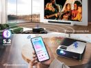 Projector with 5G WiFi and Bluetooth, DBPOWER Native 1080p Movie Projector Built-in Netflix, 500ANSI Portable Smart Projector 4K with Dolby Audio for