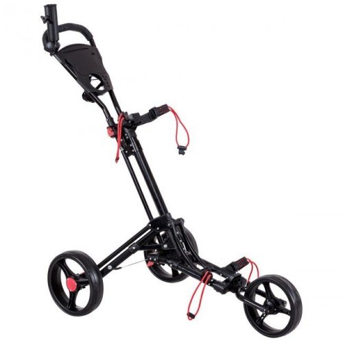 The All Terrain Durable Foldable Multi-Wheel Golf Pull Push Cart Trolley