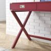 Computer Desk with Storage, Solid Wood Desk with Drawers, Modern Study Table for Home Office,Small Writing,