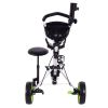 Outdoor Recreation Games 3 Wheels Foldable Push Pull Golf Trolley